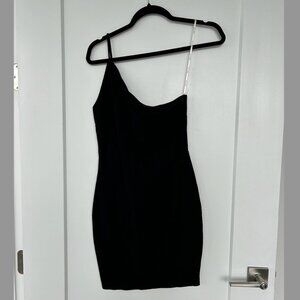 One shoulder mini dress